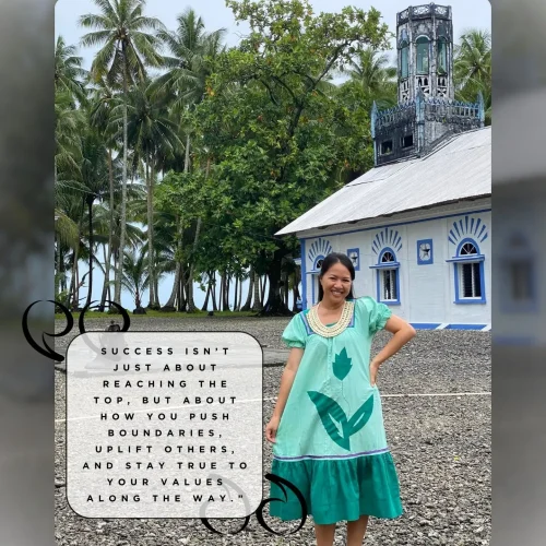 Iakwe aolep! Meet Yoshiko Yamaguchi-Capelle. She is currently pursuing her master's degree in Environment & Society while also working as the Gender Specialist for the RMI Public Financial Management (PFM) project, a project that collaborates closely with the Ministry of Finance. In her role, Yoshiko reviews and monitors project documentation and objectives to ensure that gender considerations are fully integrated at every project stage. Her work promotes gender sensitivity and inclusivity in the project's implementation and outcomes.